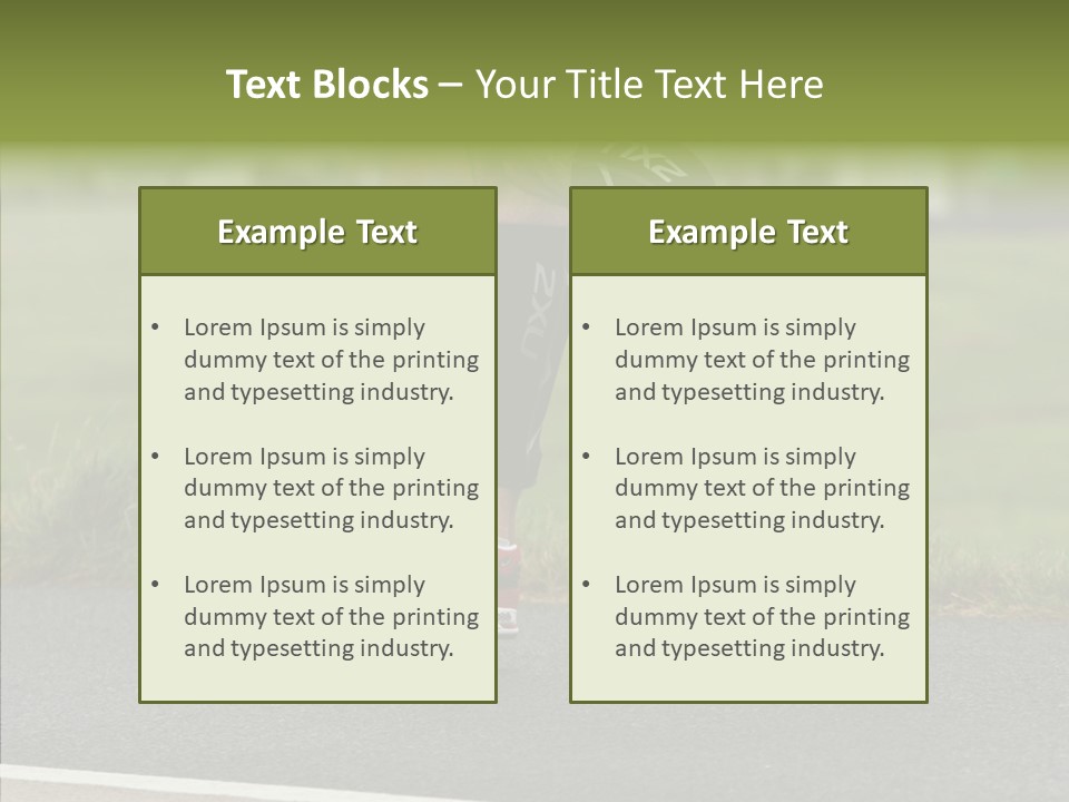 Speed Run Cycle PowerPoint Template