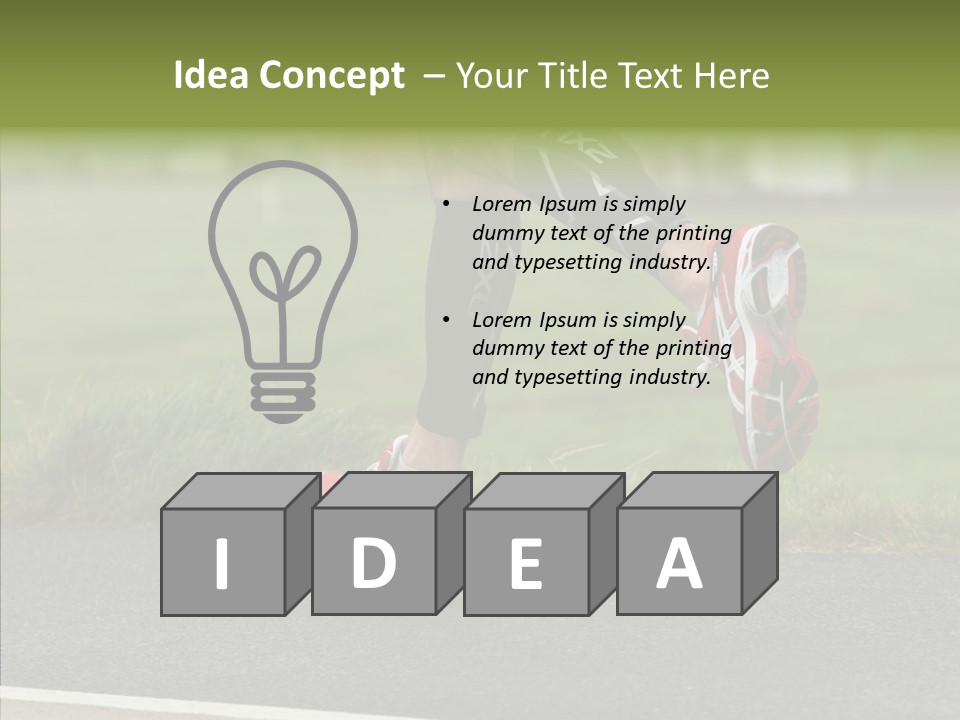Speed Run Cycle PowerPoint Template