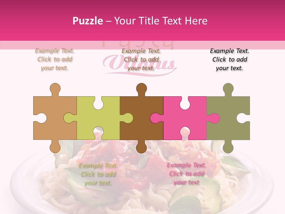 Vertical Oregano White PowerPoint Template