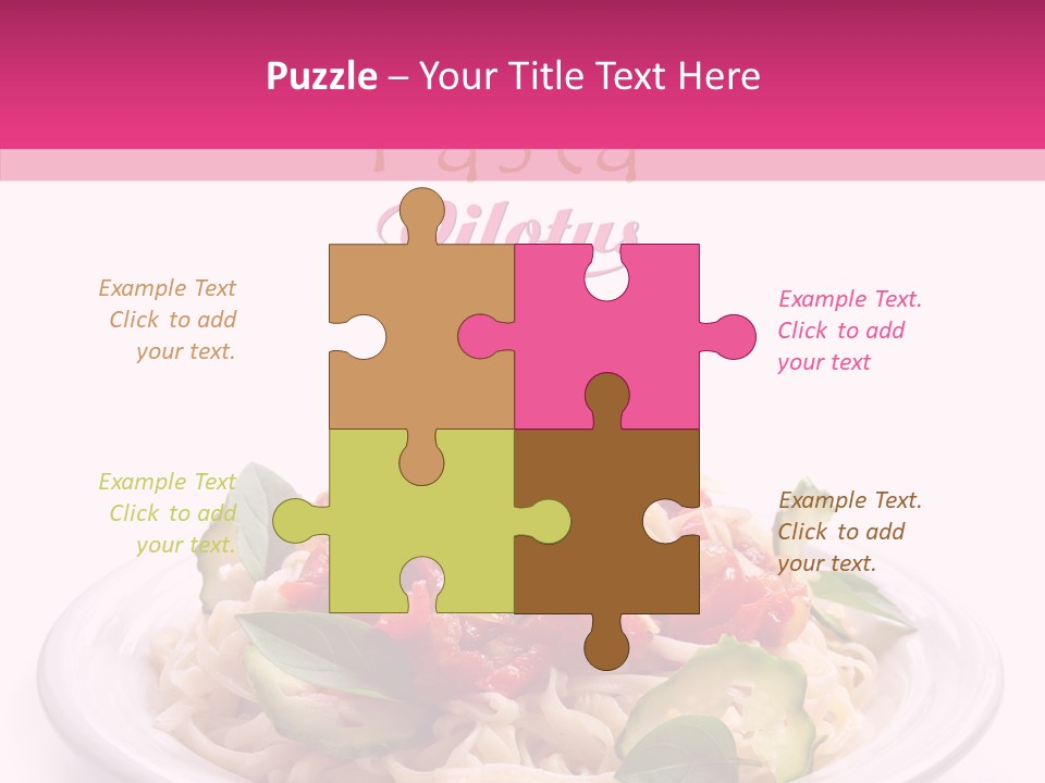 Vertical Oregano White PowerPoint Template