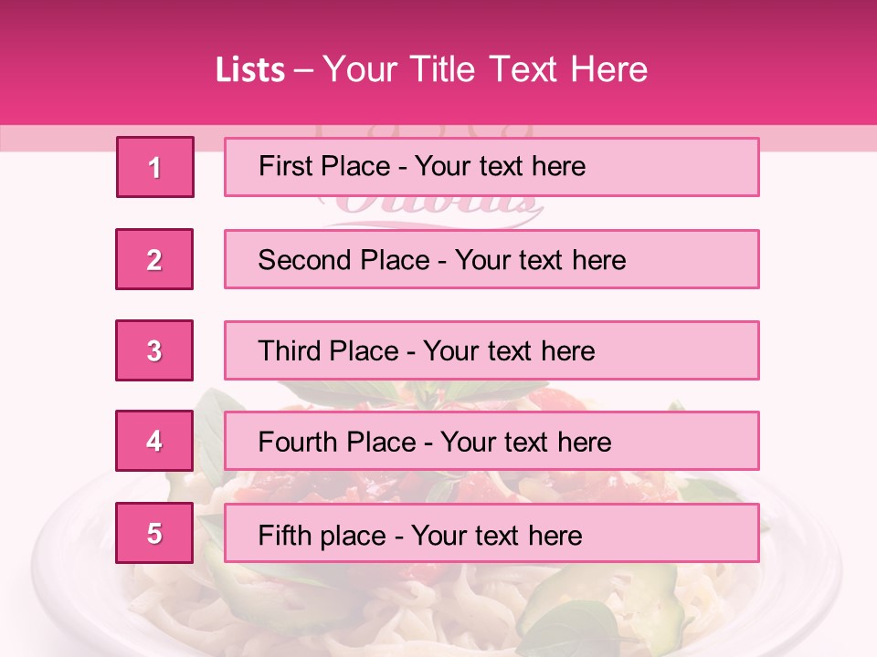 Vertical Oregano White PowerPoint Template