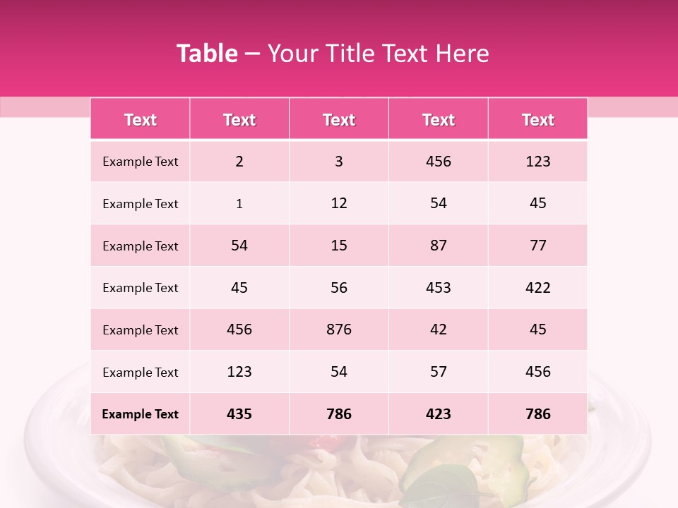 Vertical Oregano White PowerPoint Template