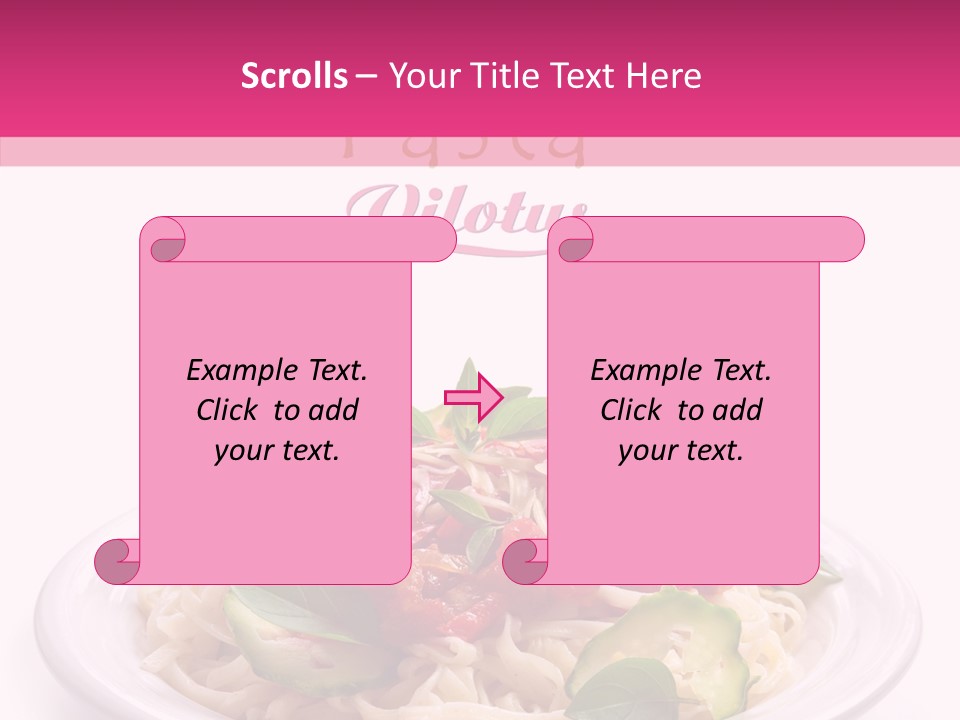 Vertical Oregano White PowerPoint Template