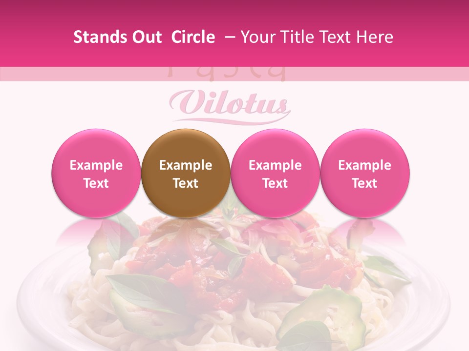 Vertical Oregano White PowerPoint Template