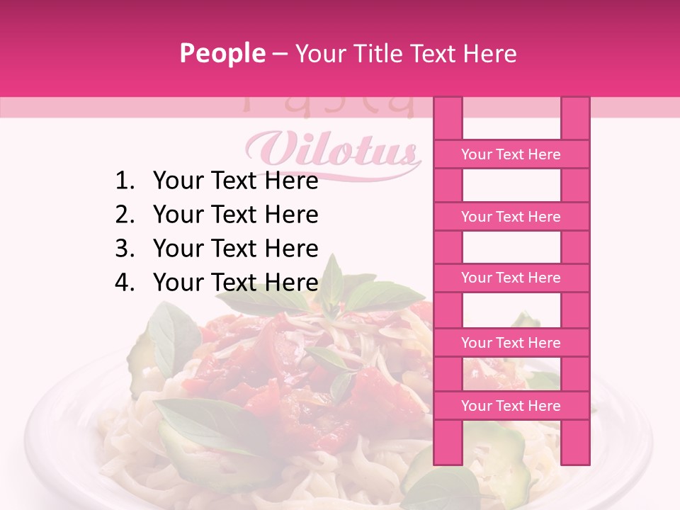 Vertical Oregano White PowerPoint Template