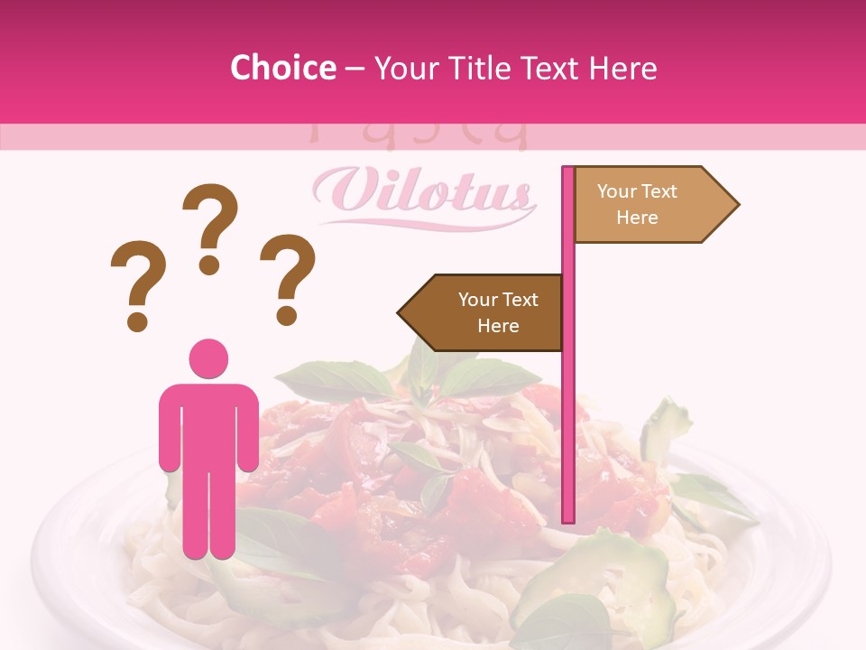 Vertical Oregano White PowerPoint Template