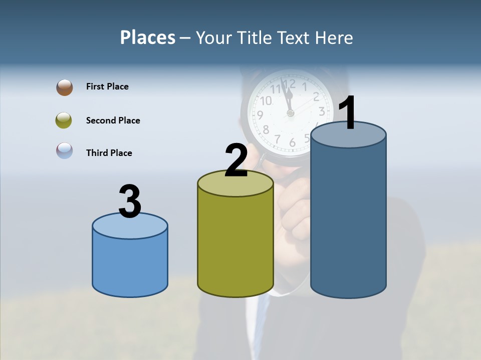 Suit Timer Meeting PowerPoint Template