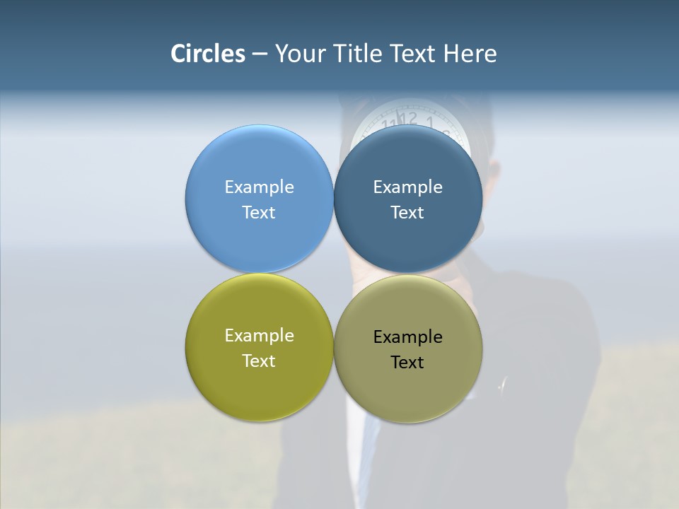 Suit Timer Meeting PowerPoint Template