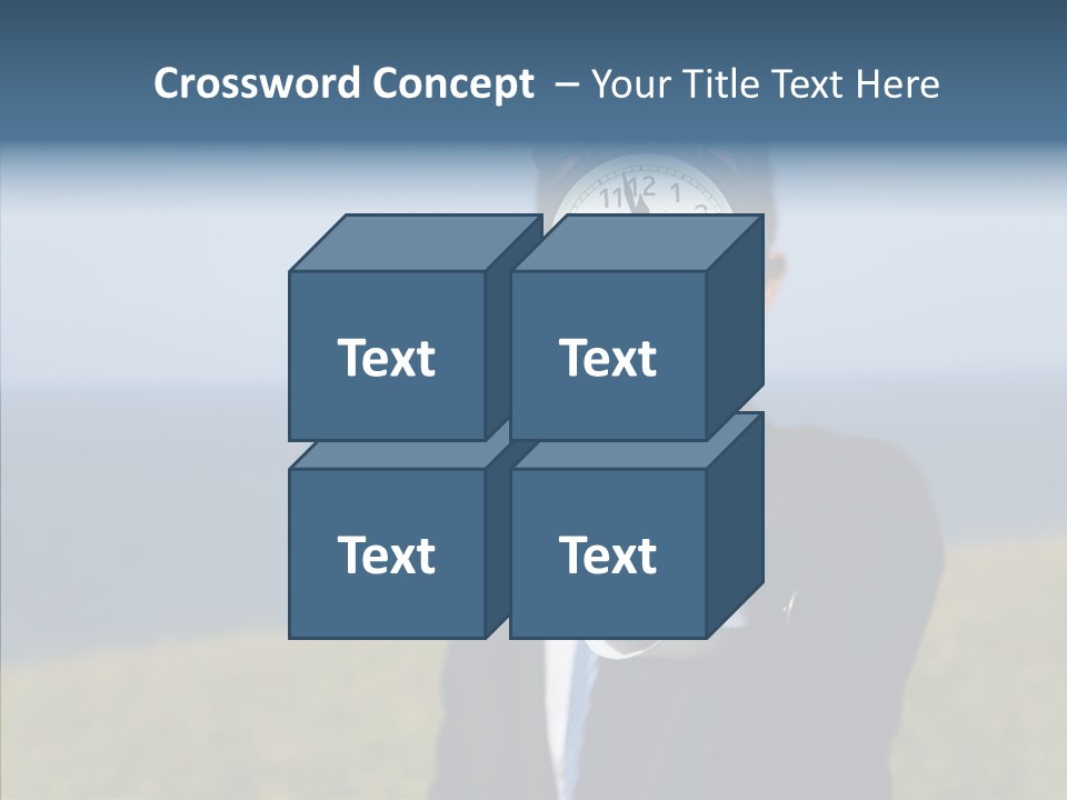 Suit Timer Meeting PowerPoint Template