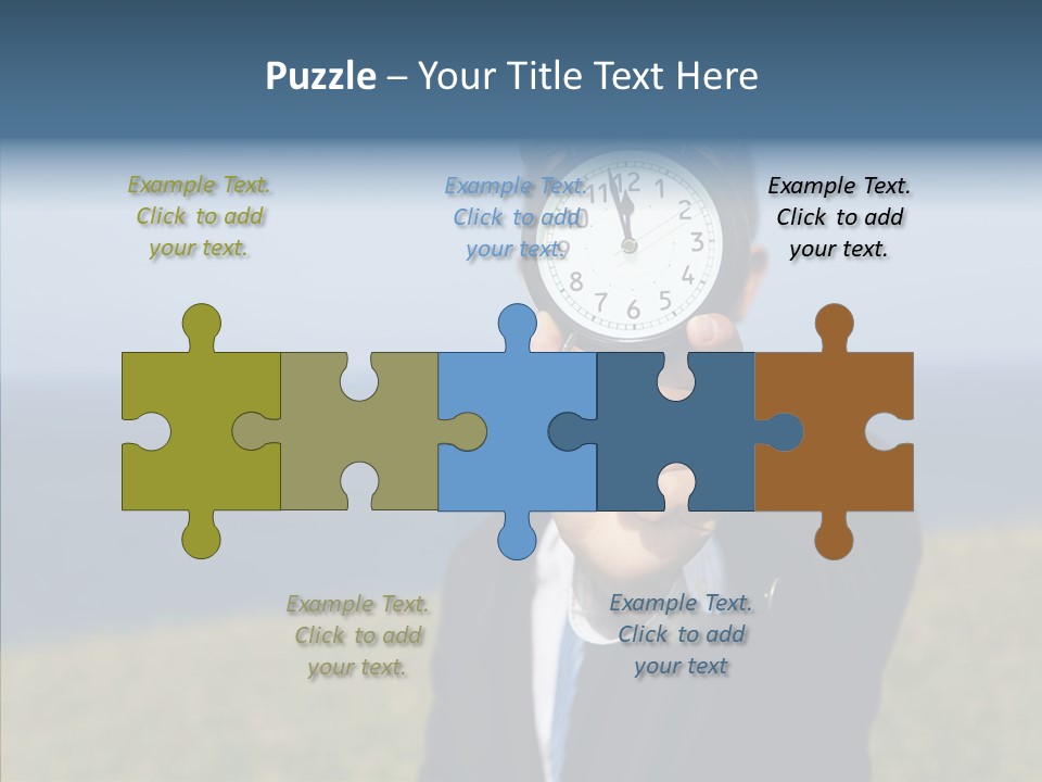 Suit Timer Meeting PowerPoint Template