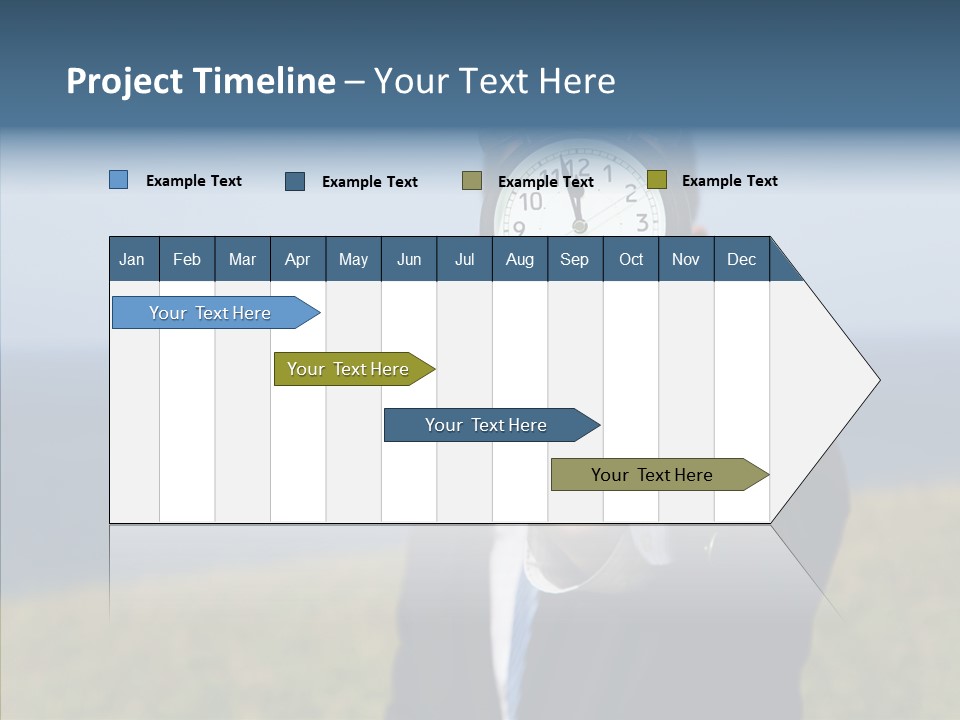 Suit Timer Meeting PowerPoint Template