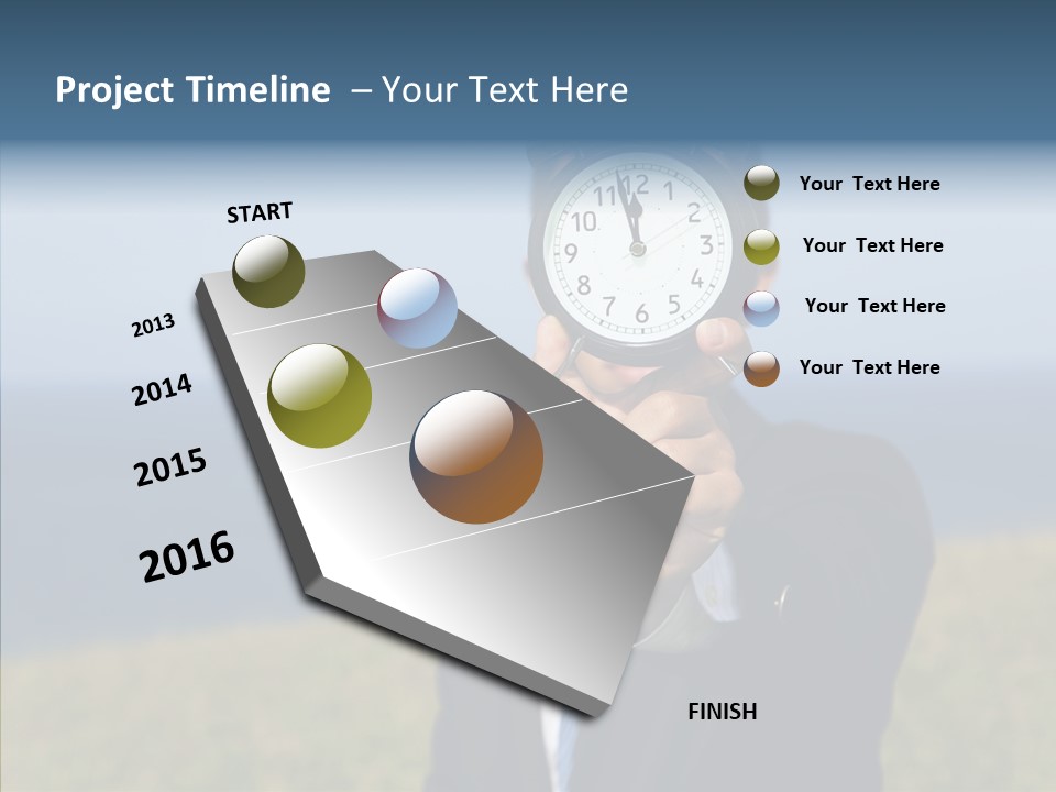 Suit Timer Meeting PowerPoint Template