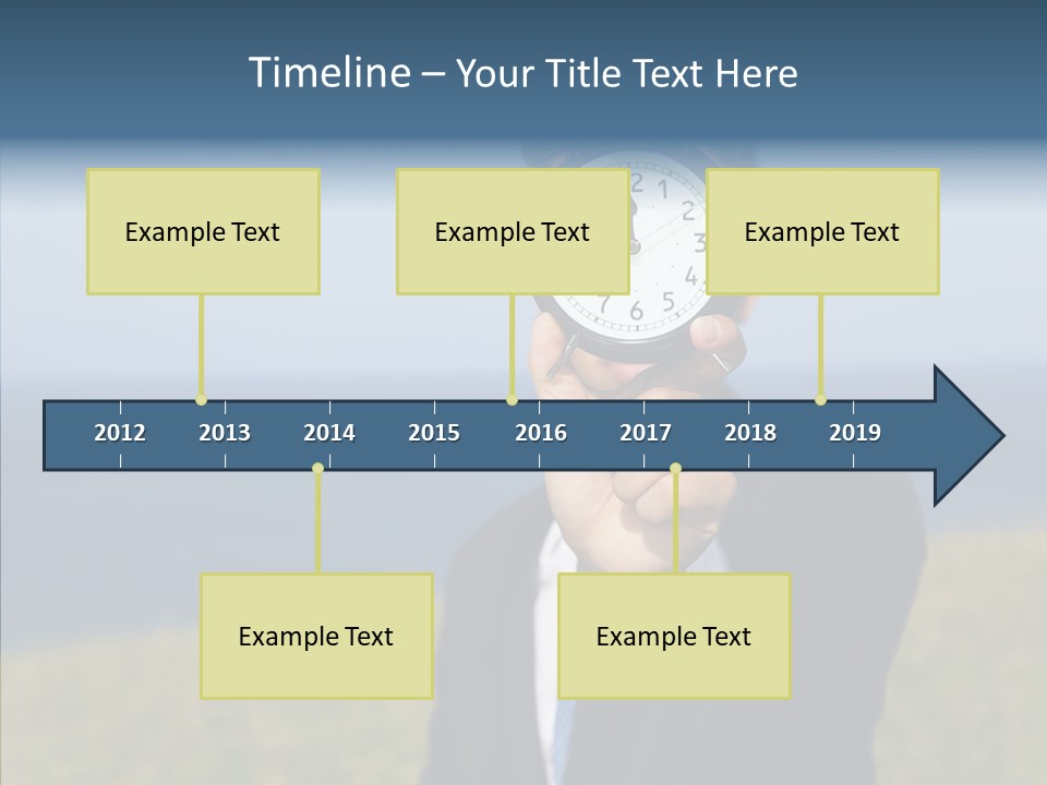 Suit Timer Meeting PowerPoint Template