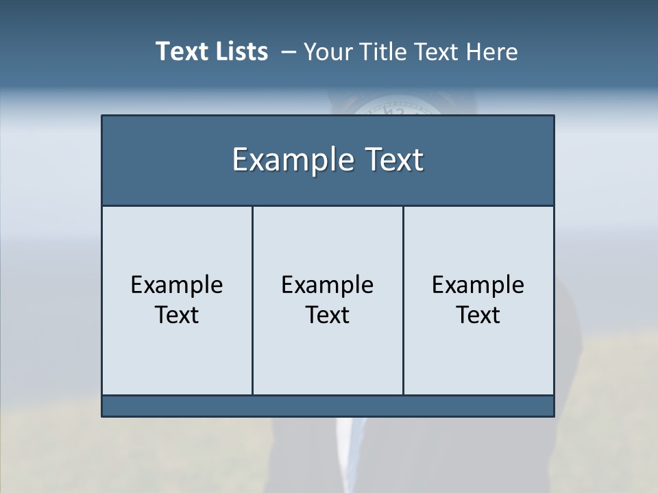 Suit Timer Meeting PowerPoint Template
