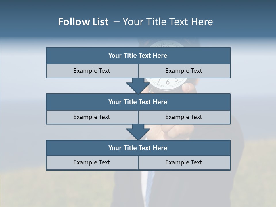 Suit Timer Meeting PowerPoint Template