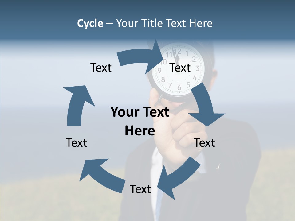 Suit Timer Meeting PowerPoint Template
