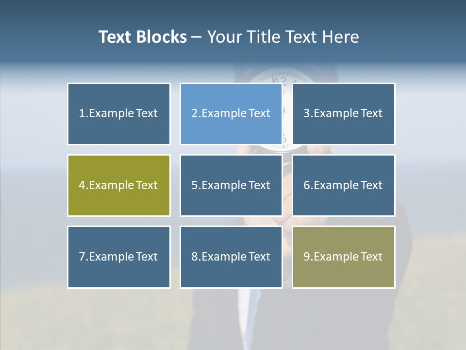 Suit Timer Meeting PowerPoint Template