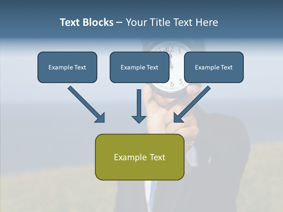 Suit Timer Meeting PowerPoint Template