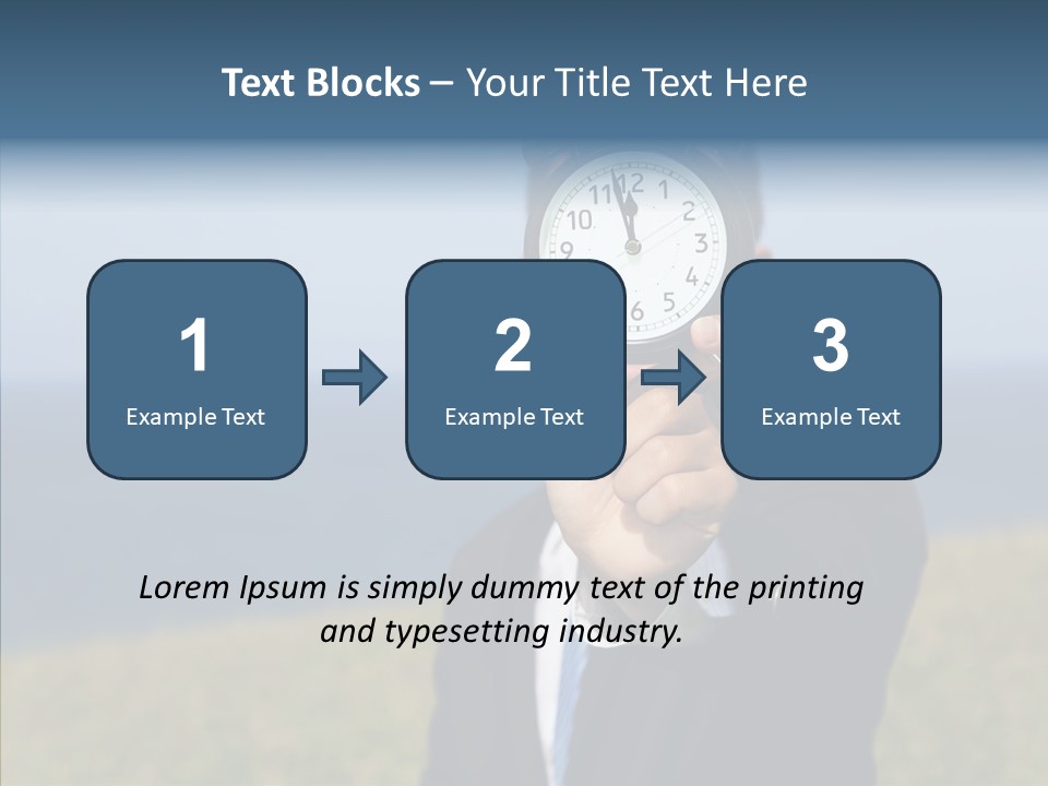 Suit Timer Meeting PowerPoint Template