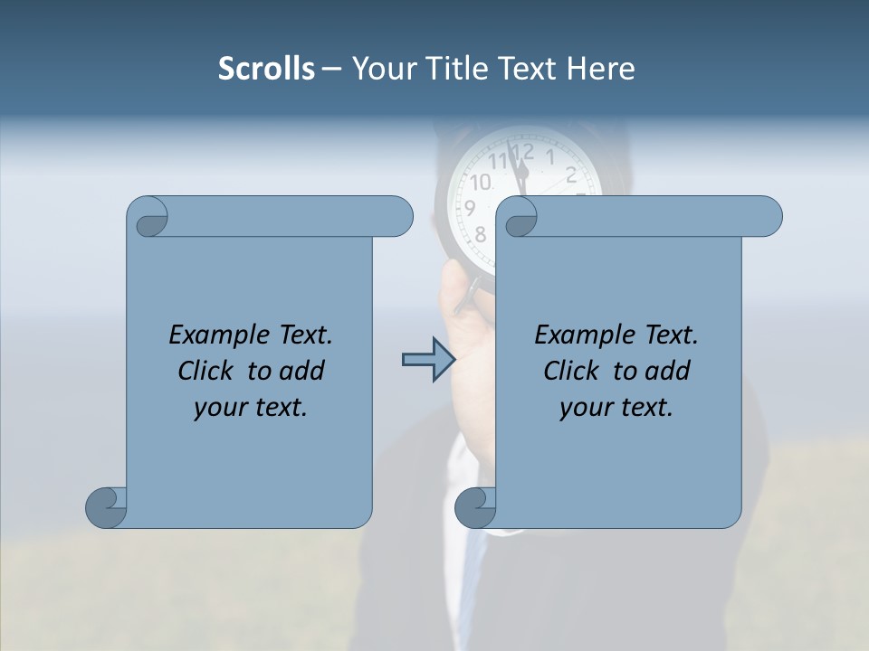 Suit Timer Meeting PowerPoint Template