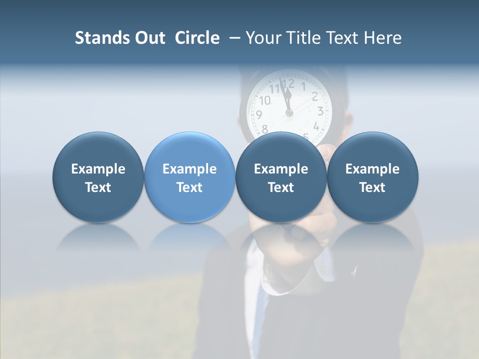 Suit Timer Meeting PowerPoint Template