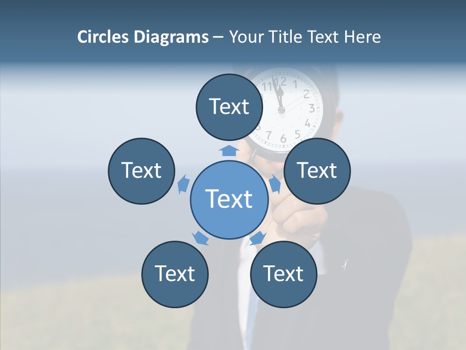 Suit Timer Meeting PowerPoint Template