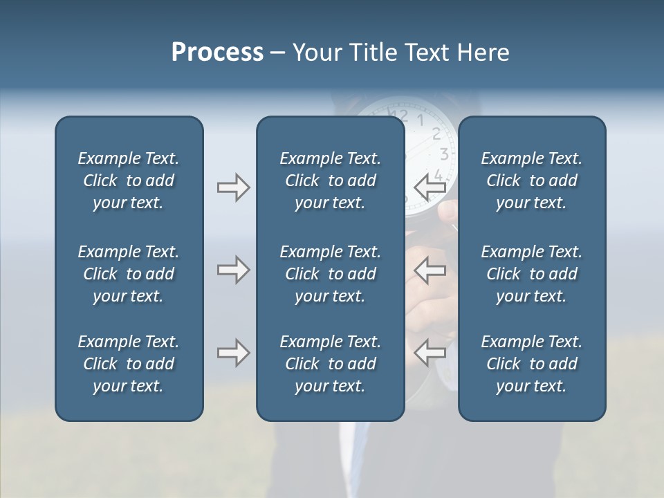 Suit Timer Meeting PowerPoint Template