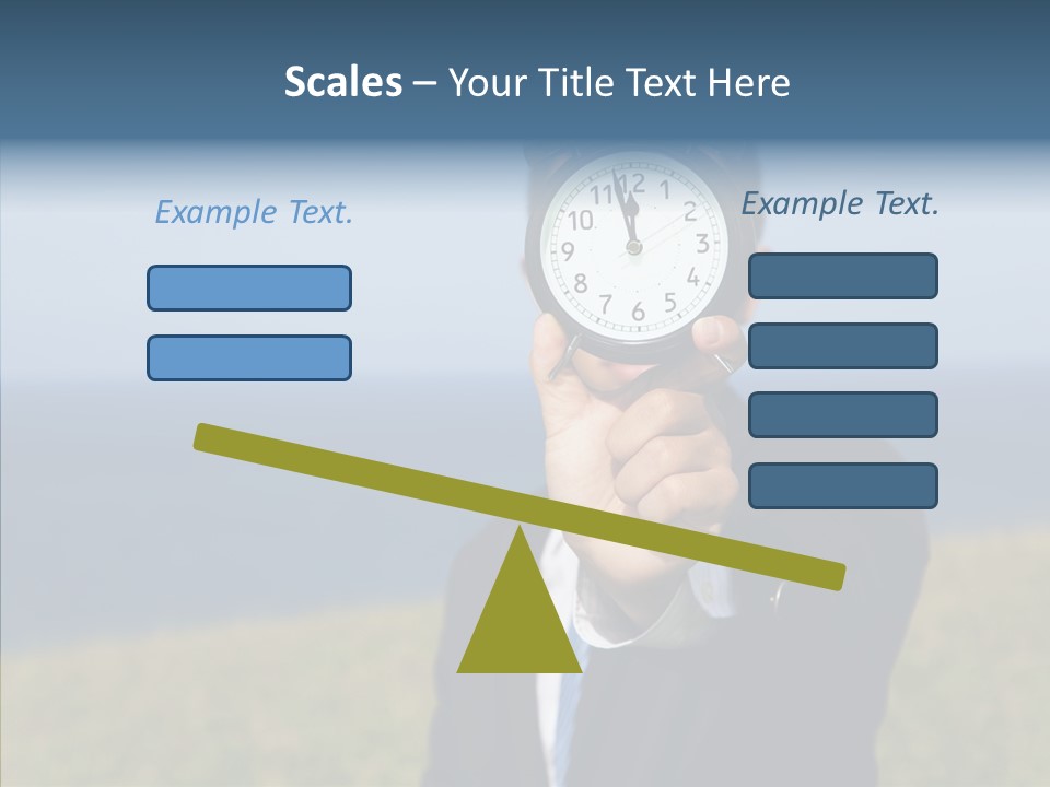 Suit Timer Meeting PowerPoint Template