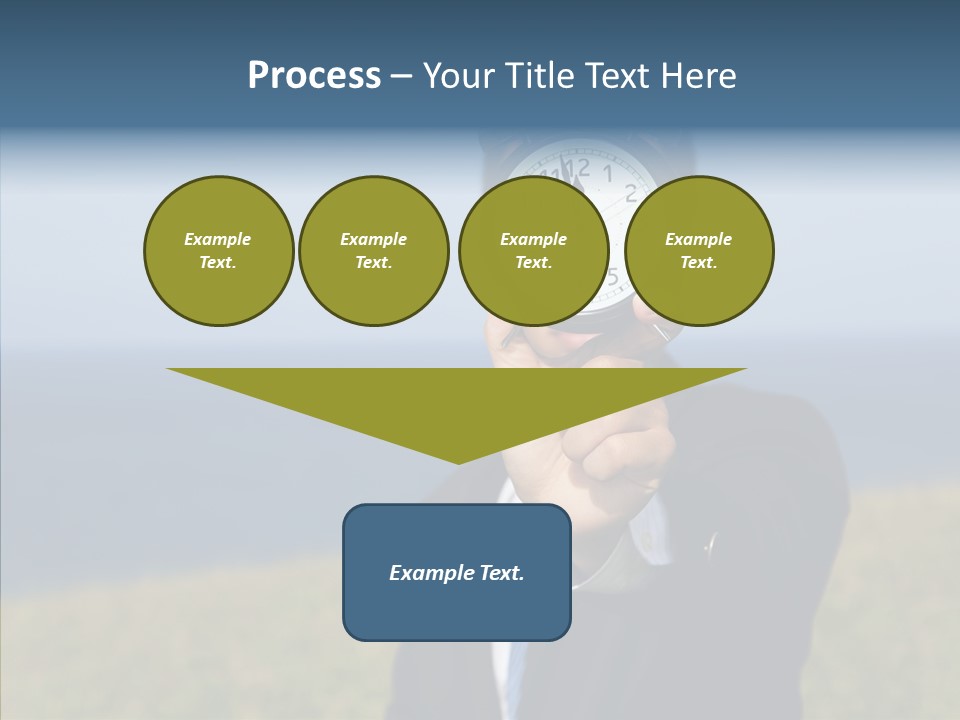 Suit Timer Meeting PowerPoint Template