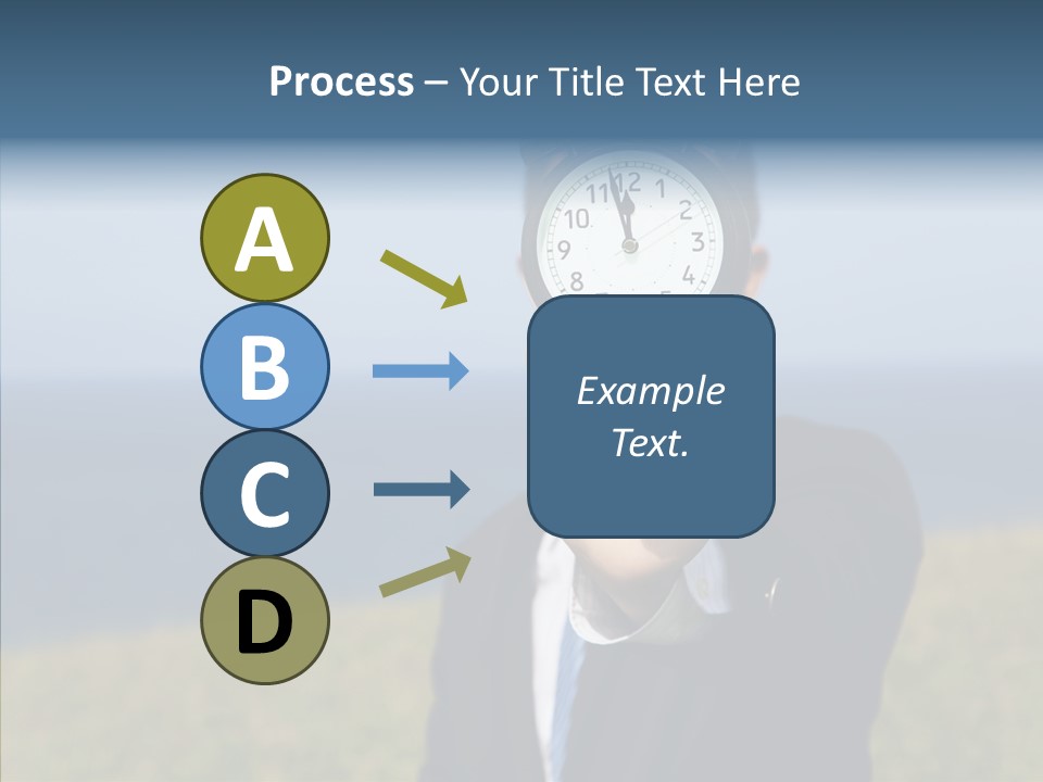 Suit Timer Meeting PowerPoint Template