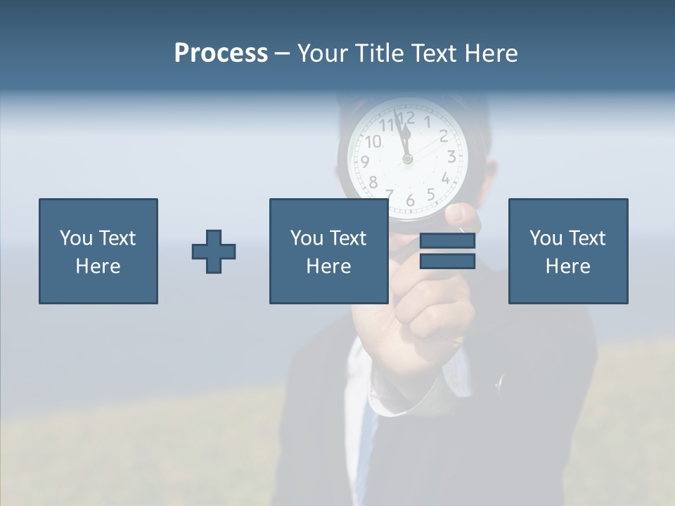 Suit Timer Meeting PowerPoint Template