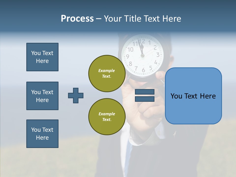 Suit Timer Meeting PowerPoint Template