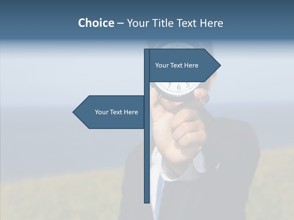 Suit Timer Meeting PowerPoint Template