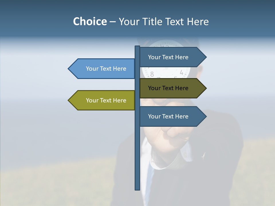 Suit Timer Meeting PowerPoint Template