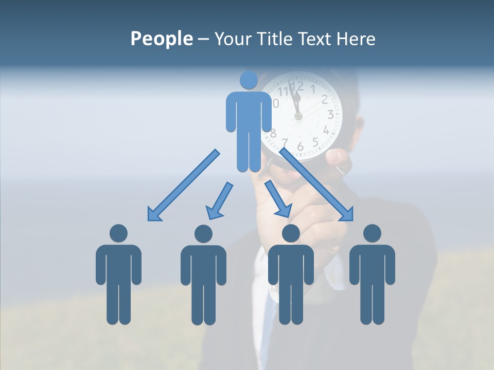 Suit Timer Meeting PowerPoint Template