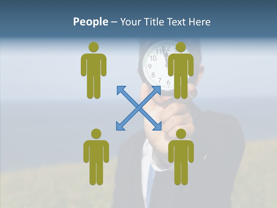 Suit Timer Meeting PowerPoint Template