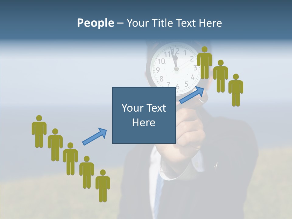 Suit Timer Meeting PowerPoint Template