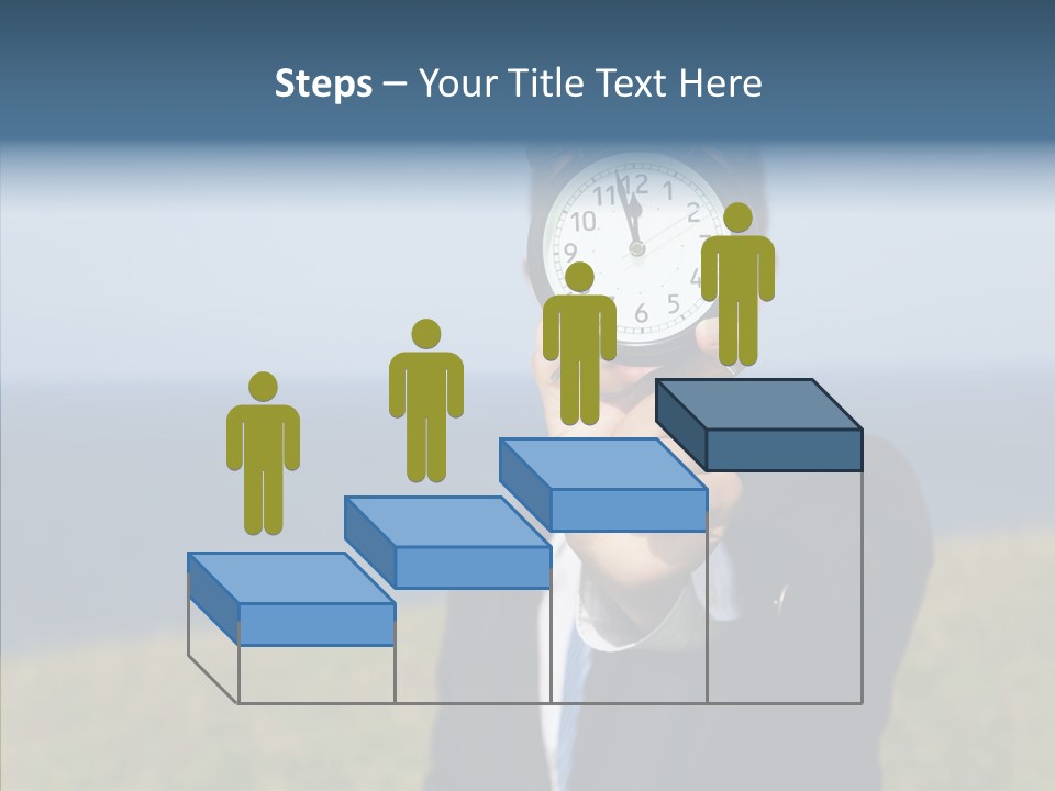 Suit Timer Meeting PowerPoint Template