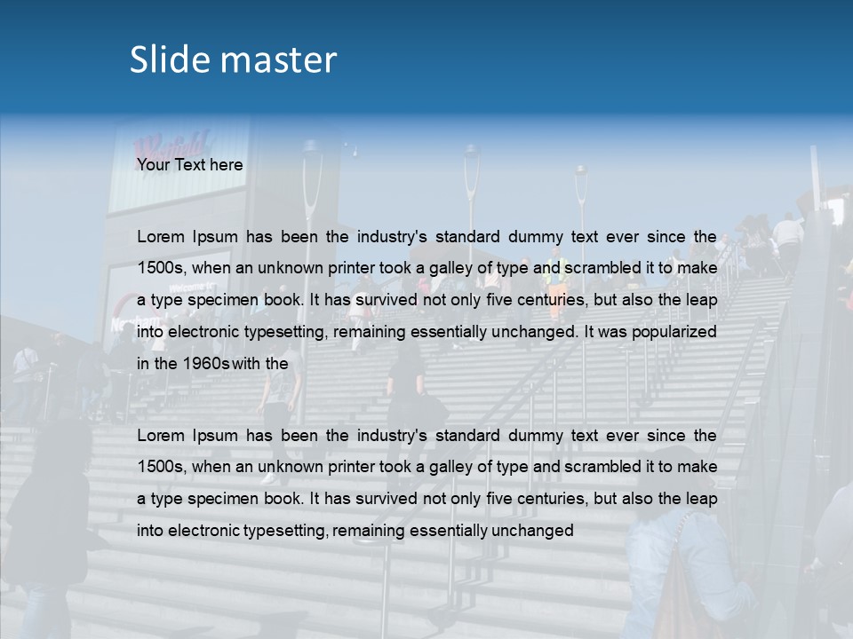 London Fashion Gateway PowerPoint Template