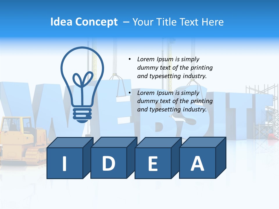 Business Creativity Alert PowerPoint Template