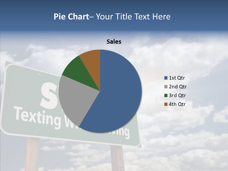Conceptual Road Sign Practice PowerPoint Template