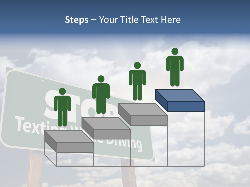 Conceptual Road Sign Practice PowerPoint Template