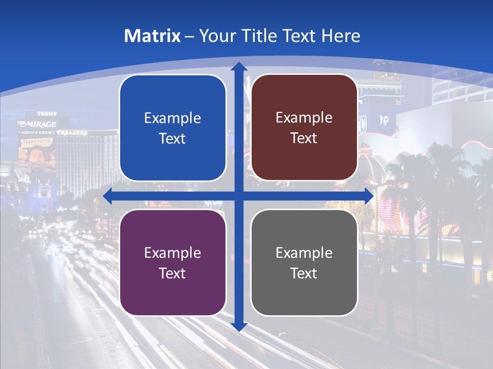 America Resort Reflection PowerPoint Template