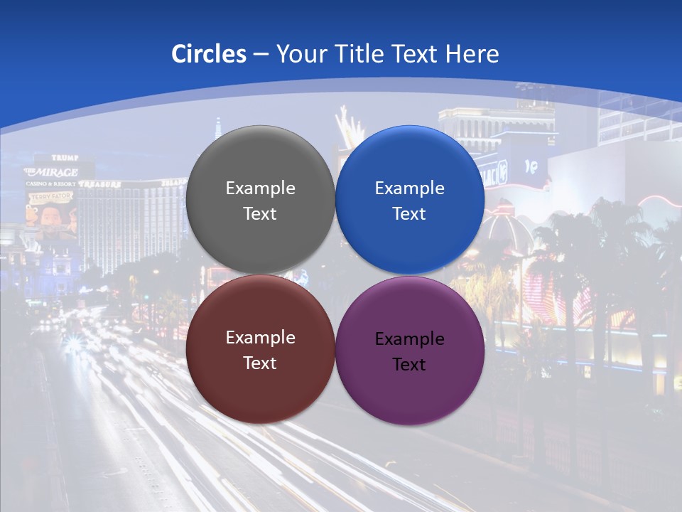 America Resort Reflection PowerPoint Template