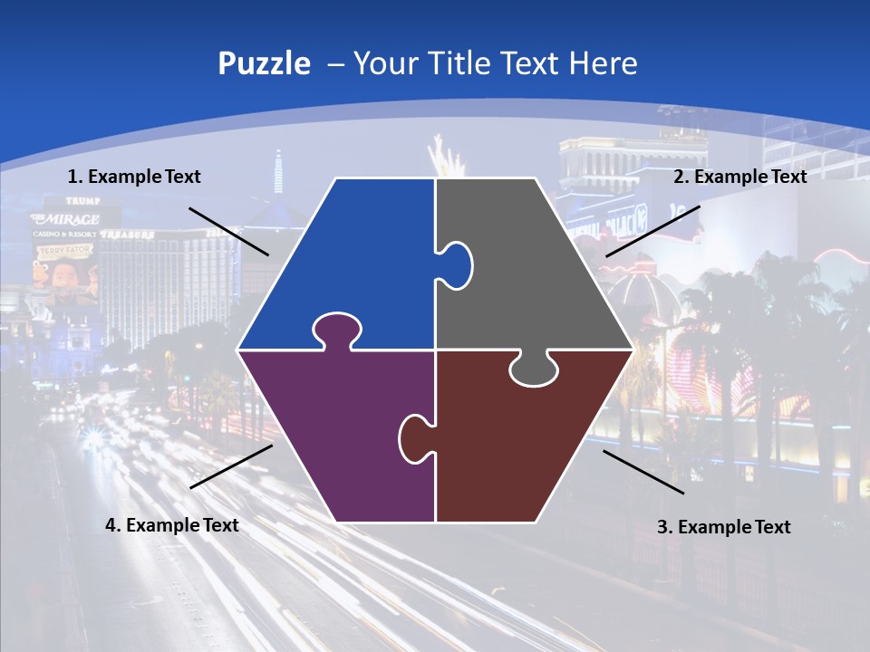 America Resort Reflection PowerPoint Template