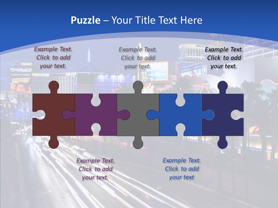 America Resort Reflection PowerPoint Template