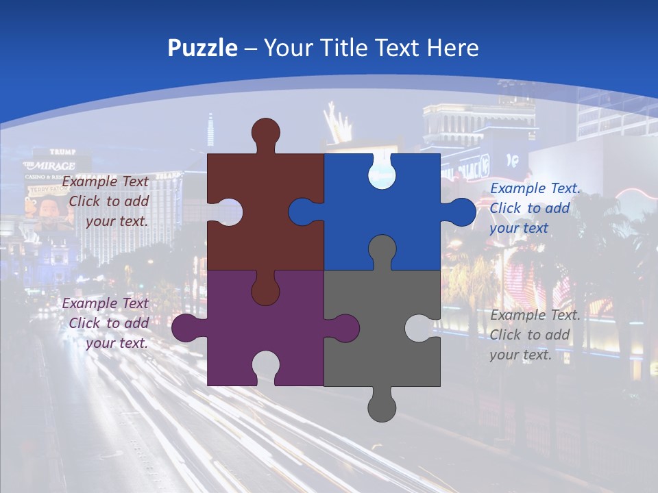America Resort Reflection PowerPoint Template
