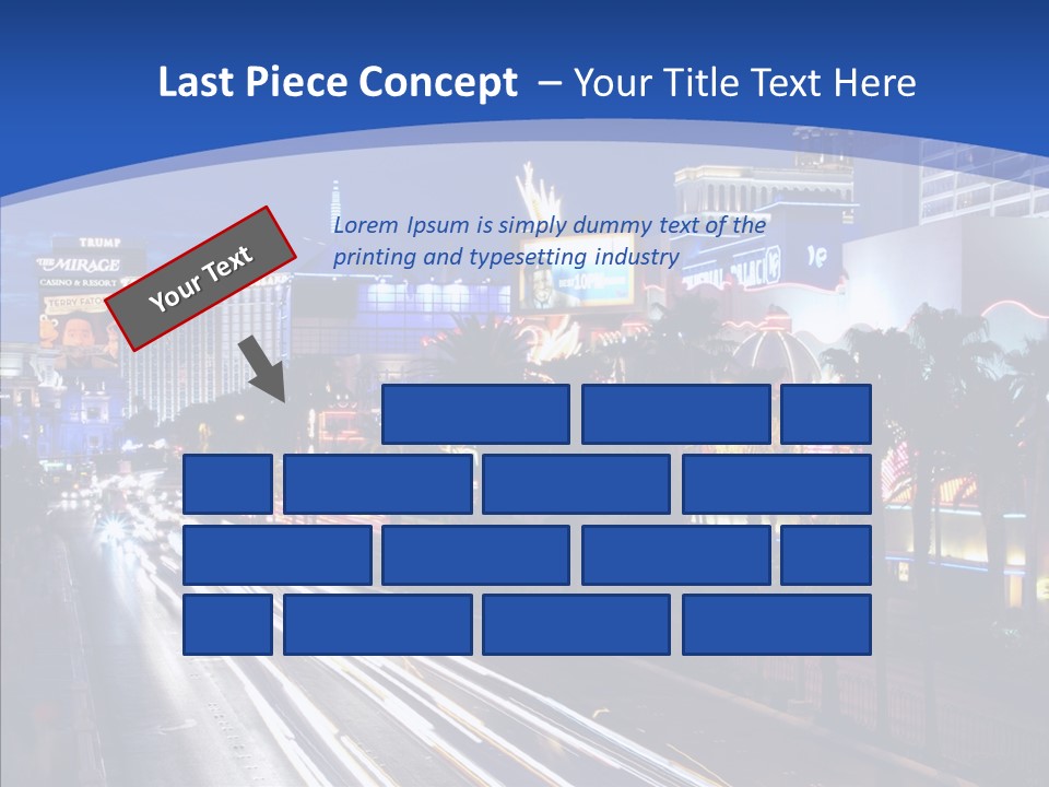 America Resort Reflection PowerPoint Template