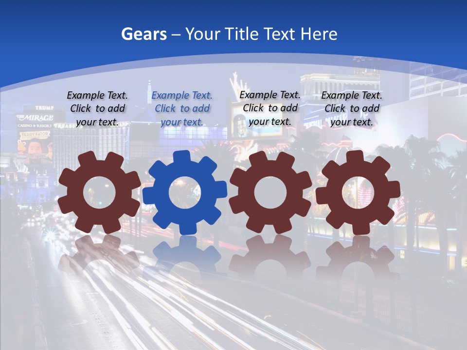 America Resort Reflection PowerPoint Template