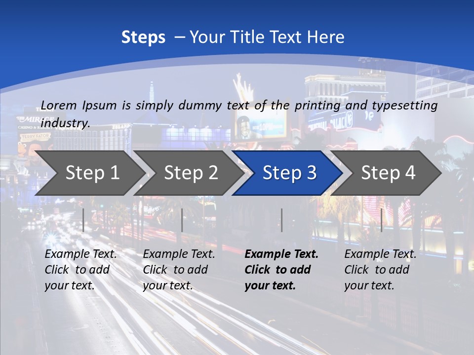 America Resort Reflection PowerPoint Template